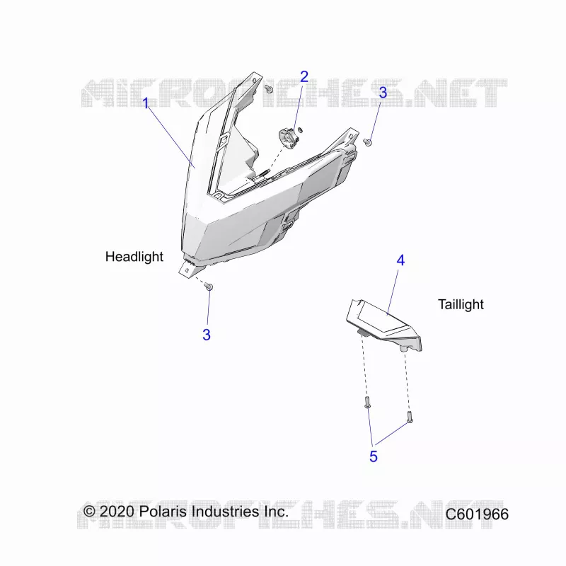 ELECTRICA, HEADLIGHT AND TAILLIGHT
