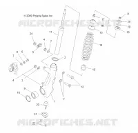 SUSPENSION, PUNTAL DELANTERO