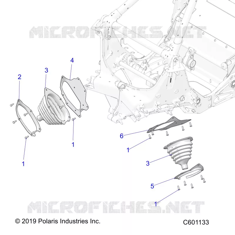 CHASIS, TIE ROD BOOT ASM.
