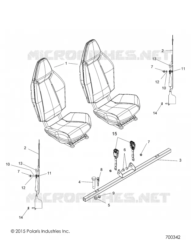ASIENTO MOUNTING and BELTS
