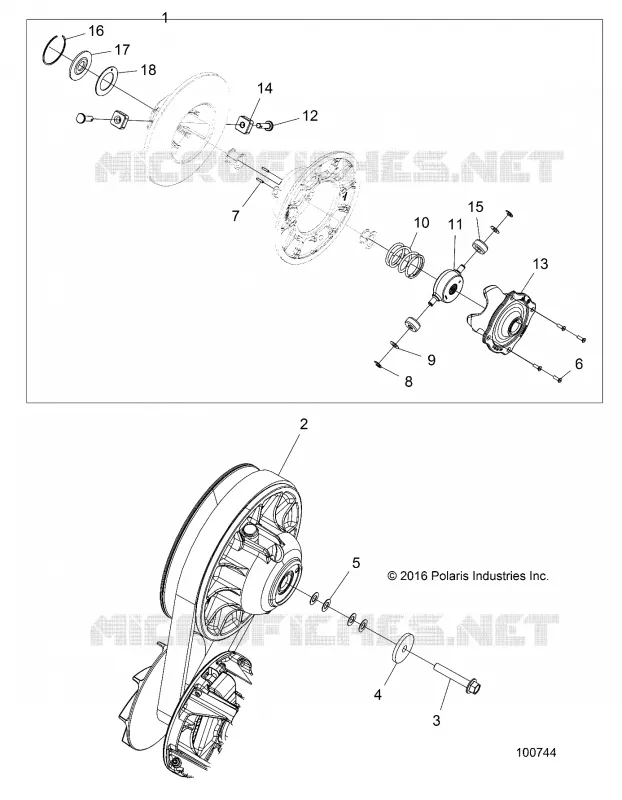 DRIVE TRAIN, SECONDARY EMBRAGUE
