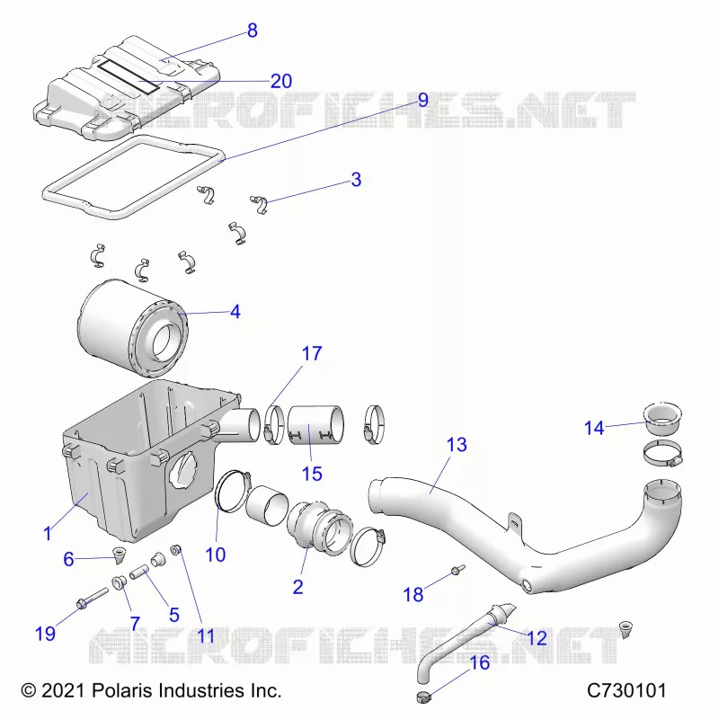 ENGINE, TOMA DE AIRE SYSTEM