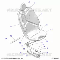 ASIENTO ASM., FRONT- Z24G4D92AN/BN/AZ/BZ (C2689862)