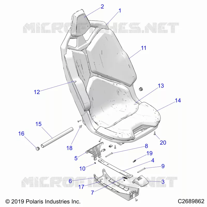 ASIENTO ASM., FRONT- Z24G4D92AN/BN/AZ/BZ (C2689862)