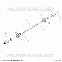 DRIVE TRAIN, DRIVE EJE TRASERO