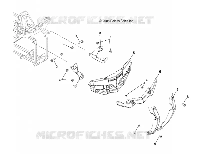 PARACHOQUES DELANTERO and MOUNTING