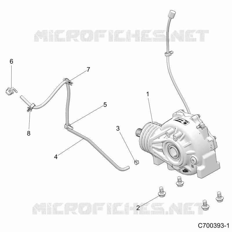 DRIVE TRAIN, FRONT MONTAJE DE ENGRANAJES