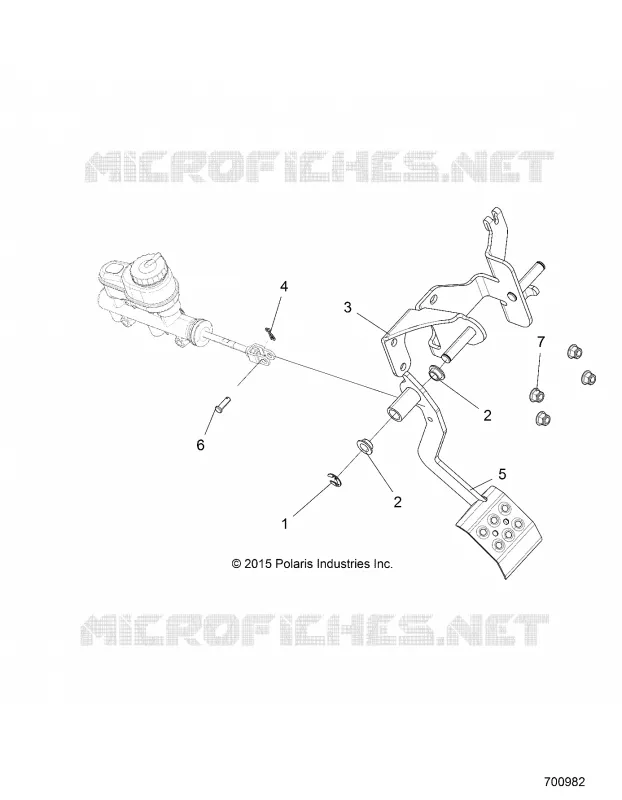 BRAKES, PEDAL AND CILINDRO MAESTRO MOUNTING