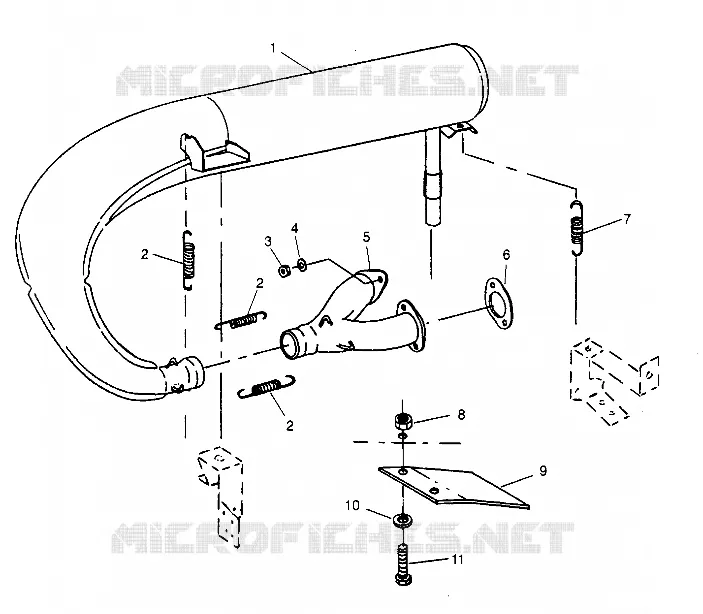 SISTEMA DE ESCAPE  500 EFI 0952774, EFI SKS 0952574,   EFI SKS PT 0952974, and (4929052905C006)