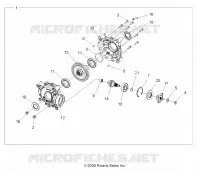 TREN, REAR GEARCASE INTERNALS