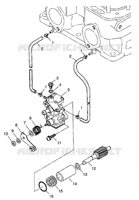 BOMBA DE ACEITE CLASSIC TOURING 0983365 and EUROPEAN CLASSIC TOURING E983365 (4942484248D001)