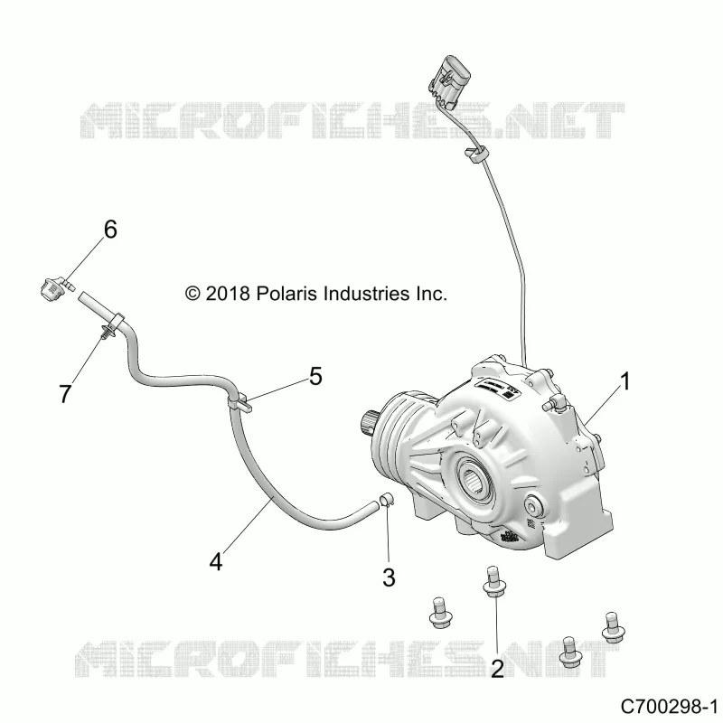 DRIVE TRAIN, FRONT MONTAJE DE ENGRANAJES