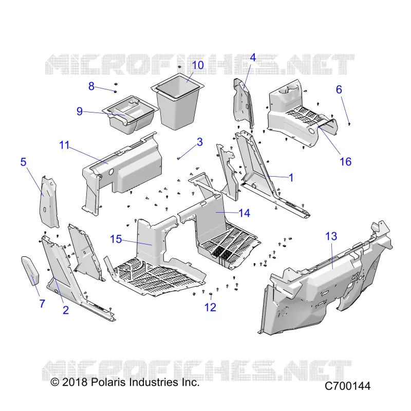 PISO DELANTERO- R19RSU99A9/AD/B9/BD (C700144)