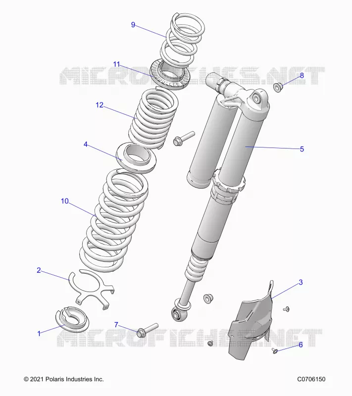 SUSPENSION, REAR MONTAJE DE DESCARGA, ULTIMATE