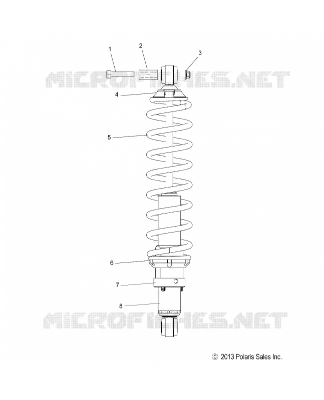 SUSPENSION, CHOQUE, REAR TRACK (7043994)