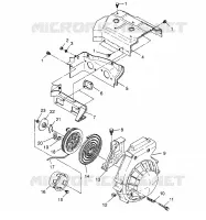 VENTILADOR CAJA   RETROCESO LITE 0983433 and LITE DELUXE 0983431 (4941864186C006)