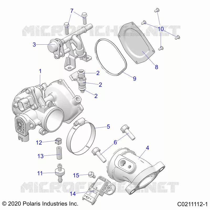 ENGINE, CUERPO DE MARIPOSA AND FUEL RAIL