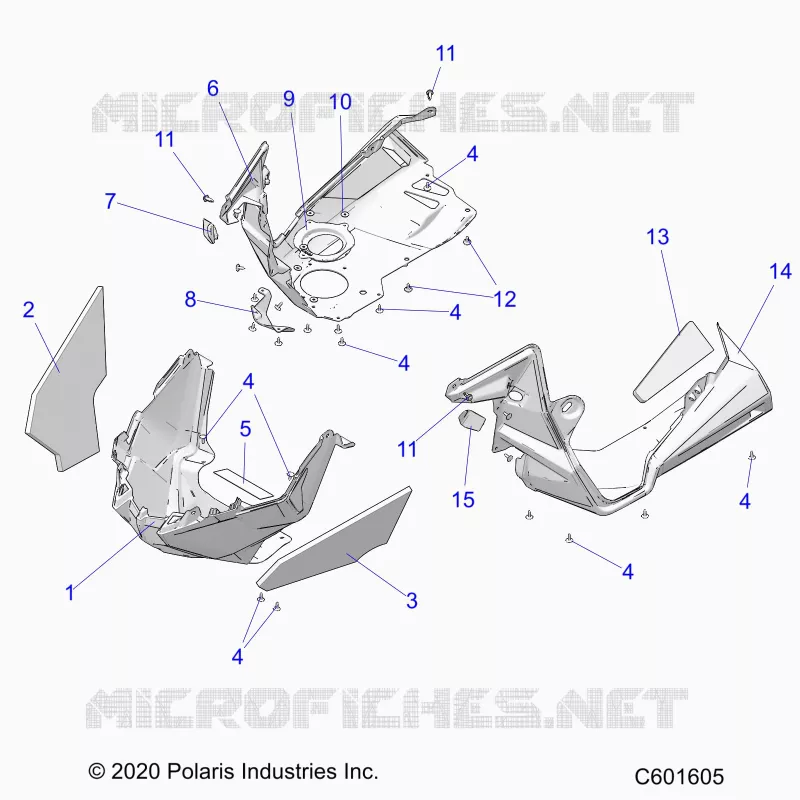 NOSEPAN ASM./FENDERS