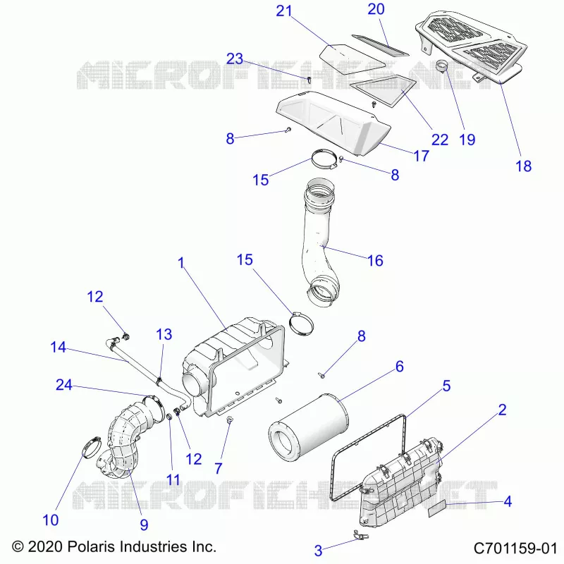 ENGINE, TOMA DE AIRE SYSTEM