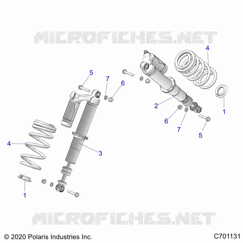 SUSPENSION, CHOQUE FRONTAL MOUNTING