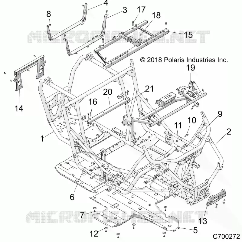 CHASSIS, MAIN FRAME AND ESQUÃD PLATES