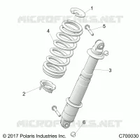 SUSPENSION TRASERA SHOCK MOUNTING