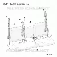 ASIENTO BELT AND MOUNTING