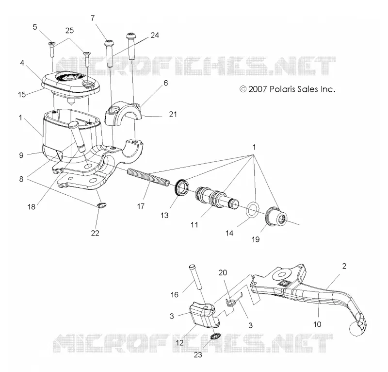 FRENO FRONTAL LEVER and CILINDRO MAESTRO