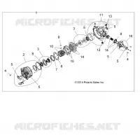 TREN, FRONT GEARCASE INTERNALS