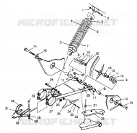 El balanceo del brazo y CHOQUE 4X4 400L W959140 (4930183018B014)