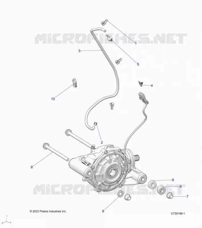 TREN, FRONT GEARCASE MOUNTING