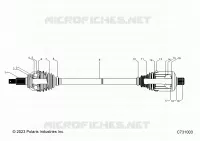 TREN, FRONT HALF SHAFT