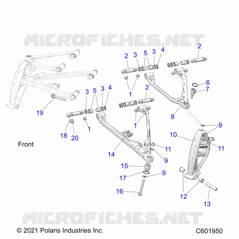 SUSPENSION, CONTROL ARMS, and SPINDLE