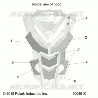 BODY, CAPUCHA FOAM/FIBER