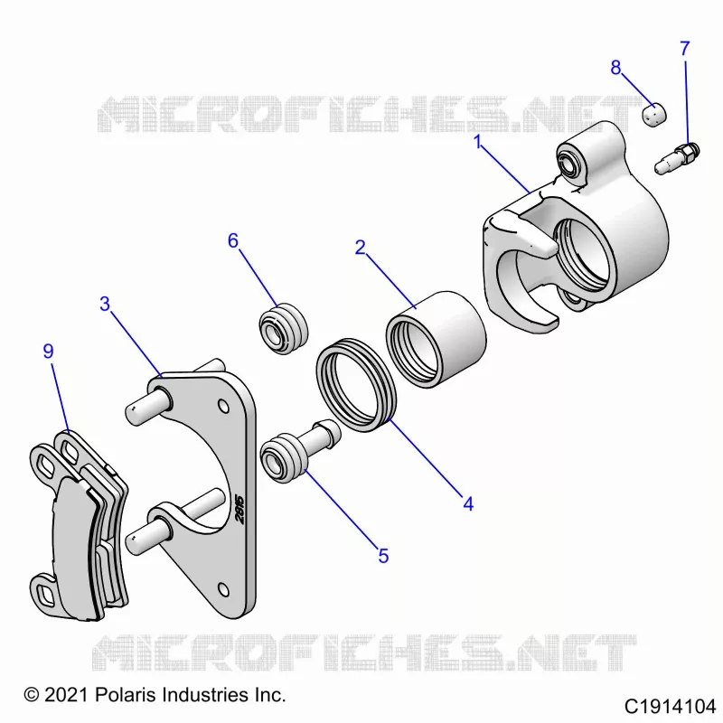 BRAKES, PINZA TRASERA