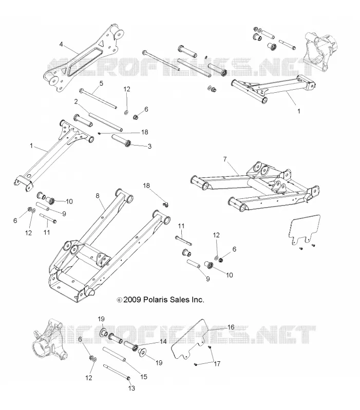 SUSPENSIÓN TRASERA CONTROL ARMS
