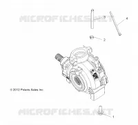 TREN, GEARCASE MOUNTING, FRONT