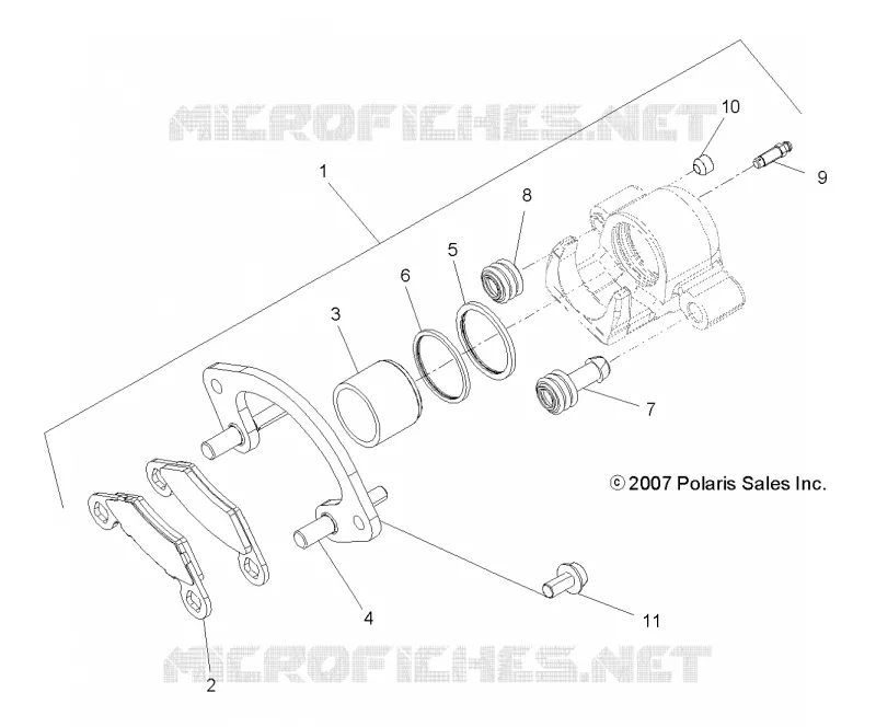 FRENO TRASERO CALIPER