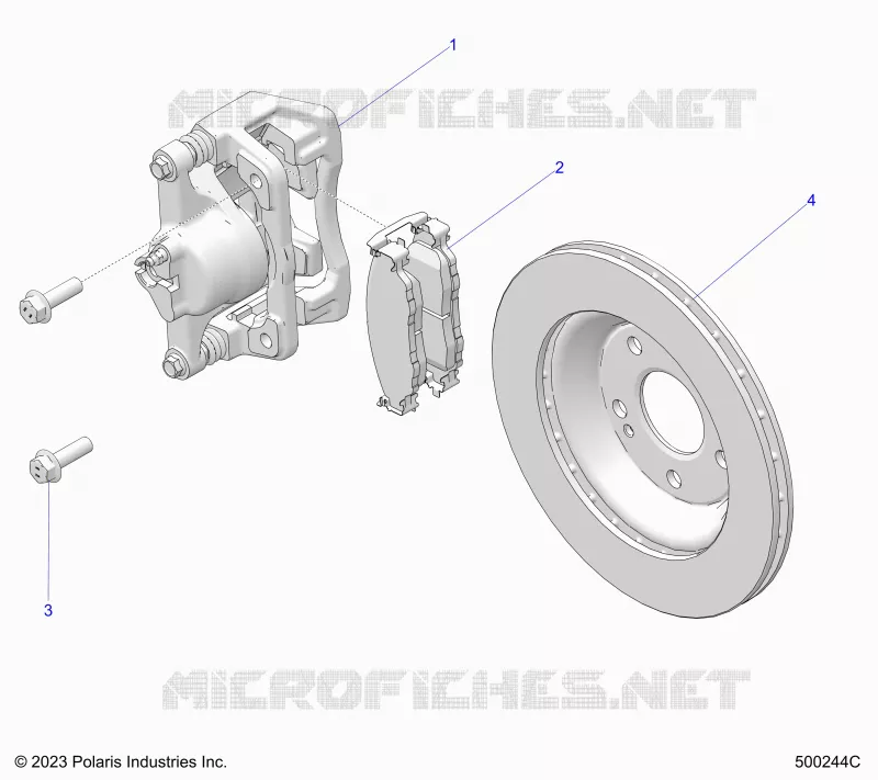 BRAKES, PINZA FRENO DELANTERA