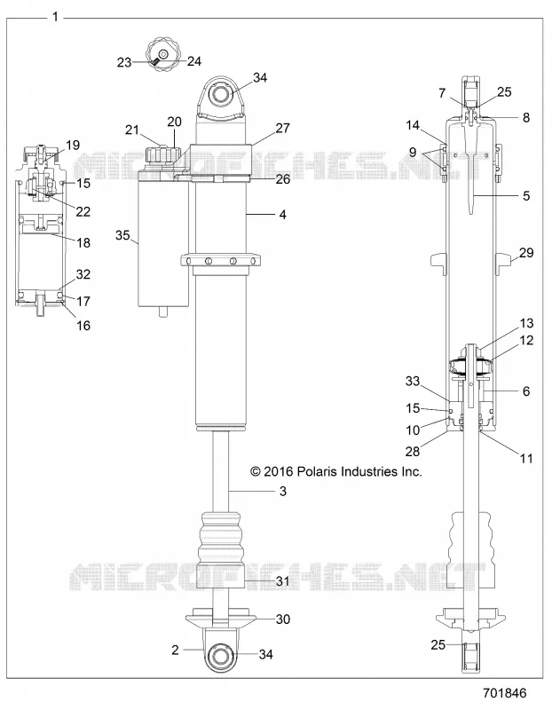 SUSPENSION TRASERA SHOCK INTERNALS