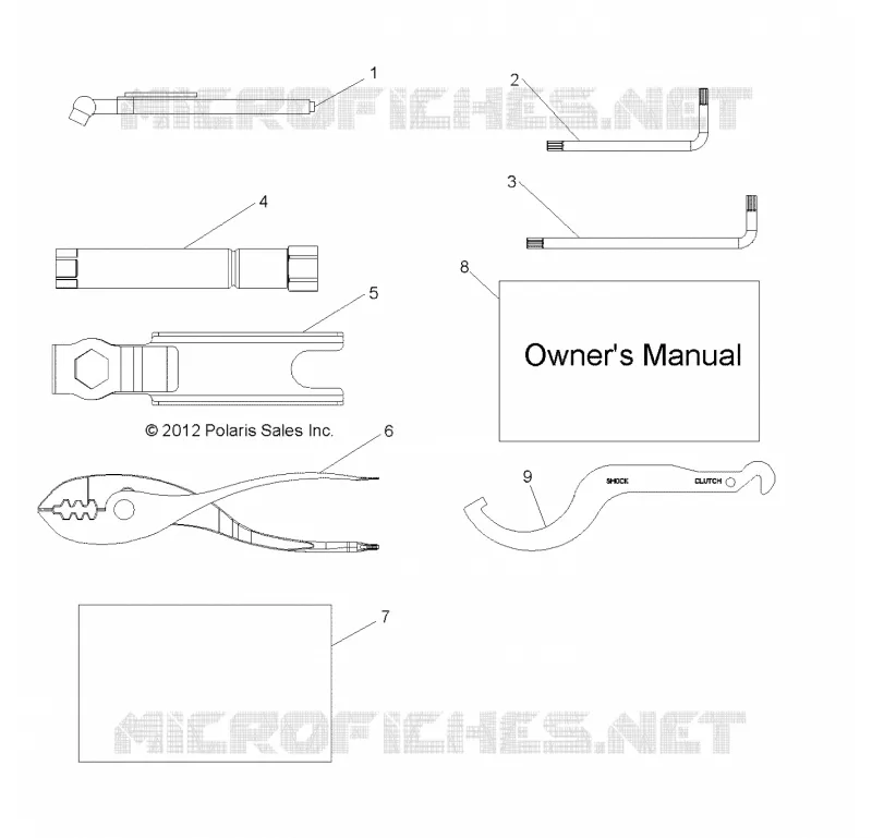 REFERENCES, KIT DE HERRAMIENTA and EL MANUAL DEL PROPIETARIO