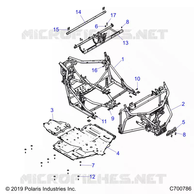 CHASSIS, MAIN FRAME AND ESQUÃD PLATES