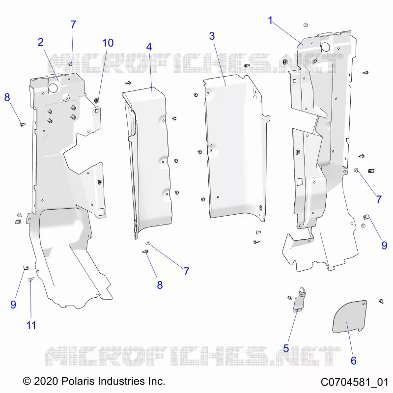 CARROCERÍA POSTERIOR CLOSEOFF, SIDE PANELS
