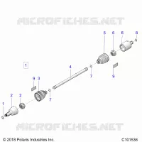 TREN, DRIVE SHAFT, FRONT