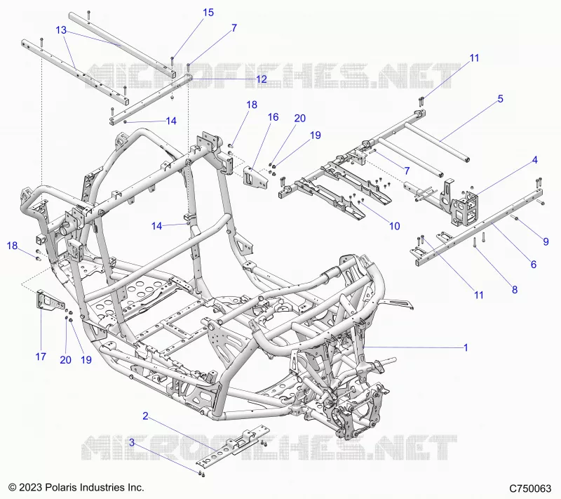 CHASSIS, MAIN BASTIDOR