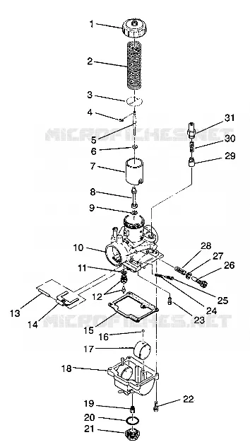 CARBURADOR 4X4 350L W938139 (4924052405040A)