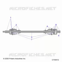 TREN, HALF SHAFT, FRONT