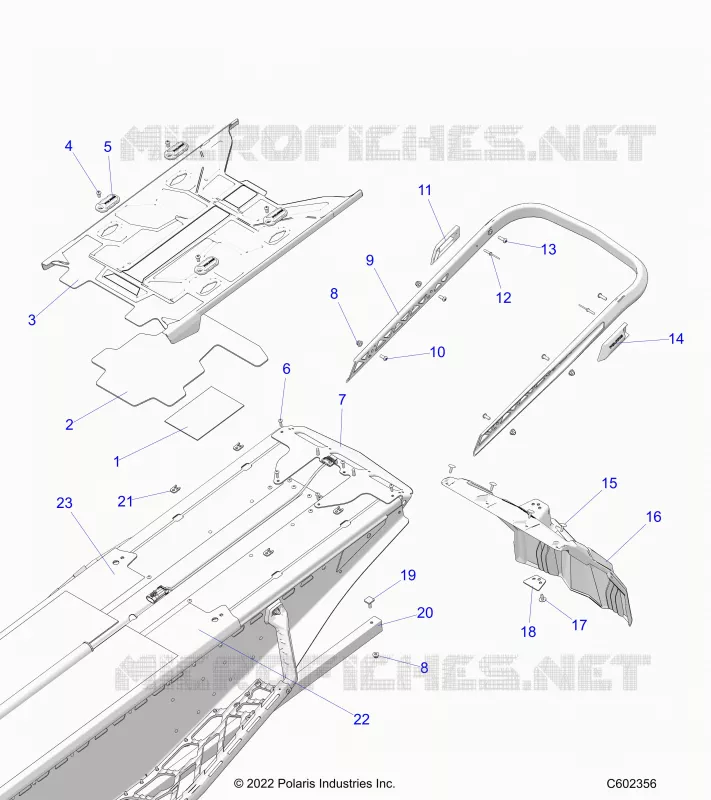 PARACHOQUE, REAR, CLOSEOFF, TUNNEL COVER