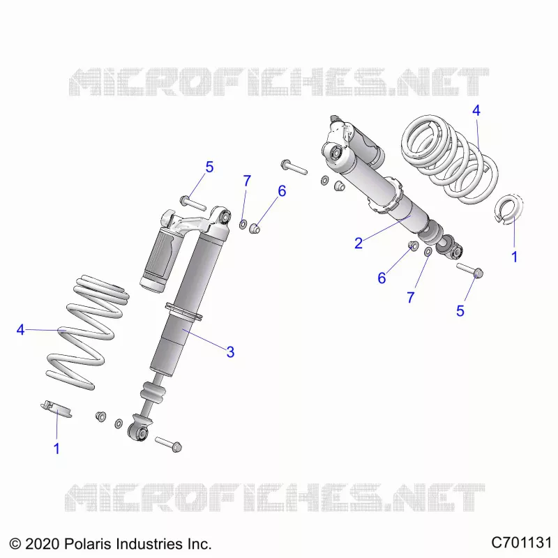 SUSPENSION, CHOQUE FRONTAL MOUNTING