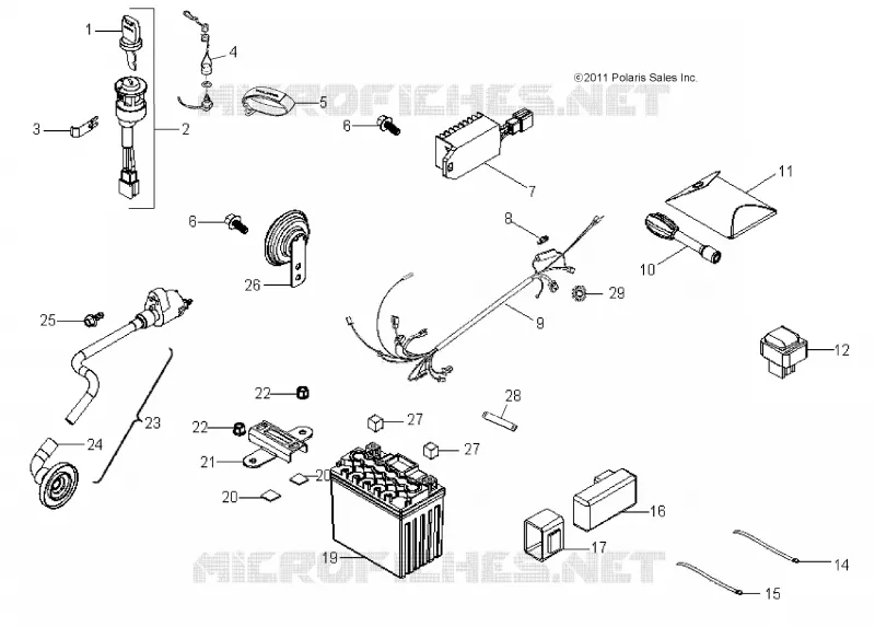 ELECTRICA, SWITCHES, HARNESS AND PARTS